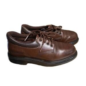 Red wing 4407 0xford Brown Leather Lace Up Work Shoes Sturdy Men's Size 7